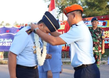 Passing In Komandan Lanud Hang Nadim, Disambut Seluruh Personel dengan Penuh Kehormatan dan Semangat