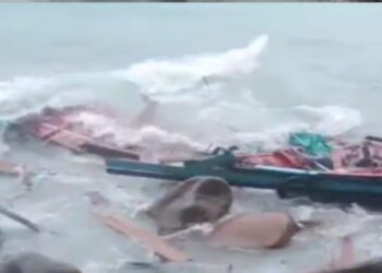 Pompong Nelayan Jemaja Tenggelam Dihantam Angin Ribut dan Gelombang Tinggi di Perairan Pulau Ipan