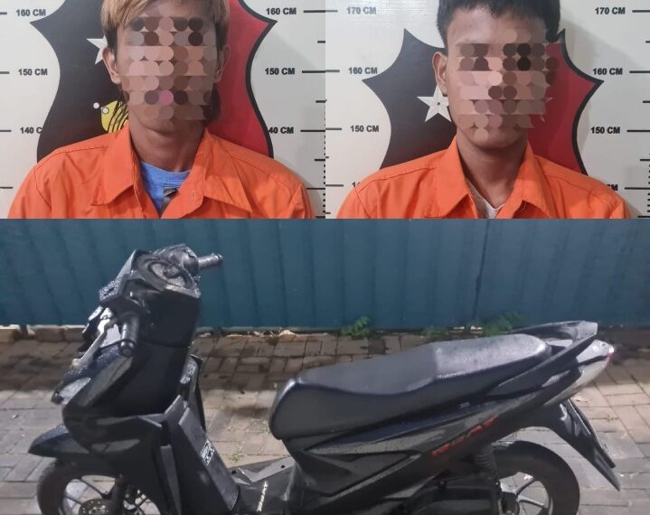 Berkunjung ke Kos Teman Motor Raib, Pencuri dan Penadah Ditangkap Polsek Bengkong