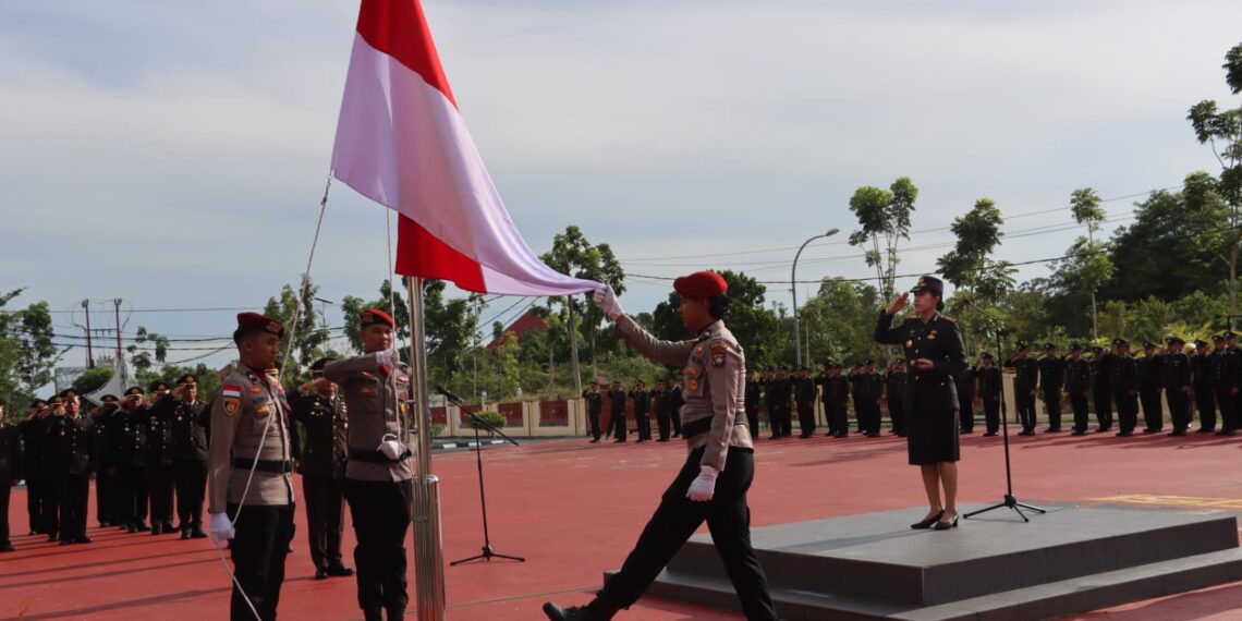 Kapolres Bintan Pimpin Upacara Hari Lahir Pancasila