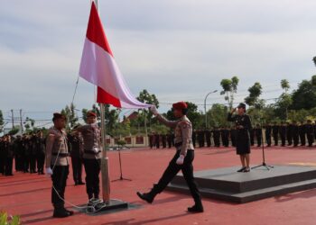 Kapolres Bintan Pimpin Upacara Hari Lahir Pancasila