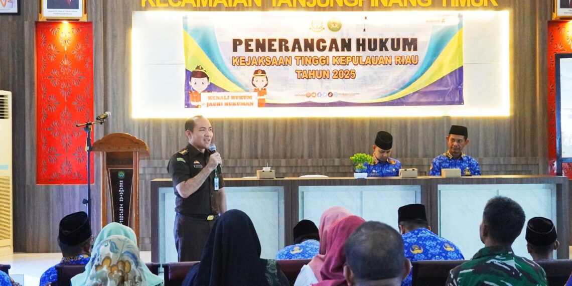 Kejati Kepri Sosialisasikan Pencegahan TPPO kepada Aparatur dan Warga Tanjungpinang Timur