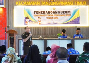 Kejati Kepri Sosialisasikan Pencegahan TPPO kepada Aparatur dan Warga Tanjungpinang Timur