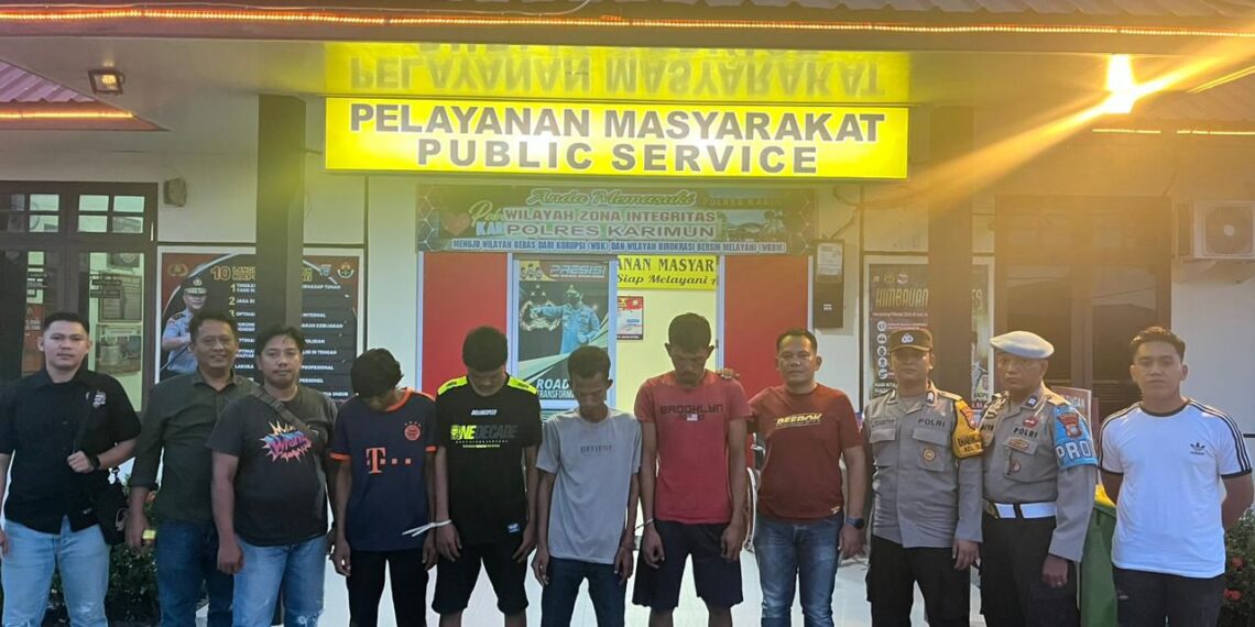 Polisi Tangkap Empat Pelaku Pencurian Kabel di Bandara RHA Karimun