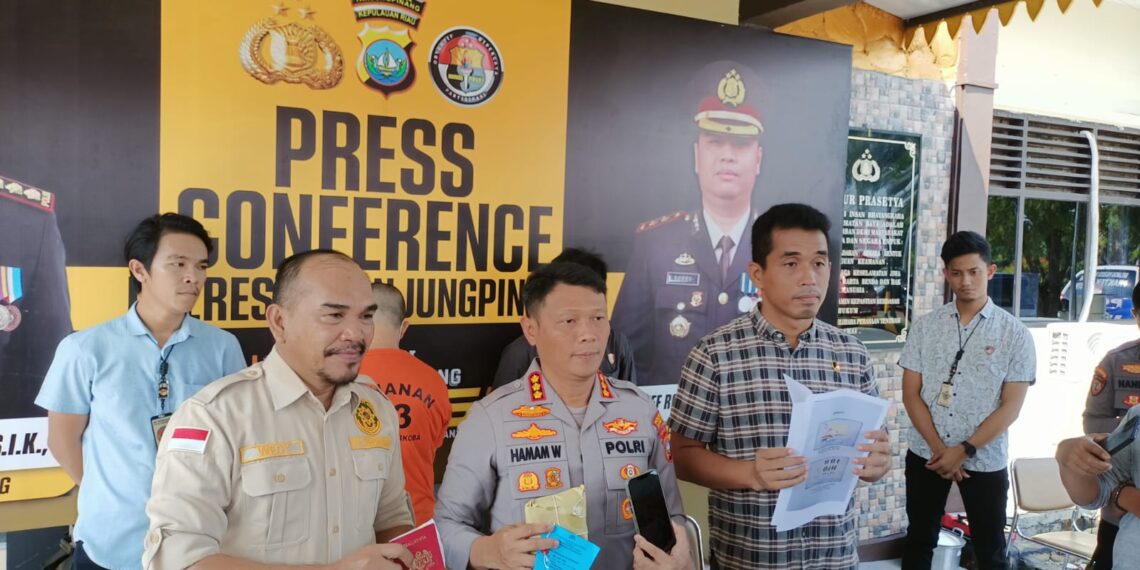 Kurir Narkoba WN Malaysia Ditangkap di Tanjungpinang