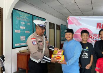 Polres Bintan Gelar Pembagian Bantuan Sosial Jelang Hari Bhayangkara Ke-79