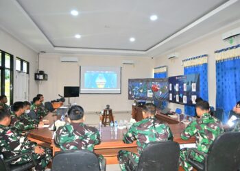 Danlanud RSA Natuna Hadiri Exit Briefing Panglima Koopsudnas Secara Virtual