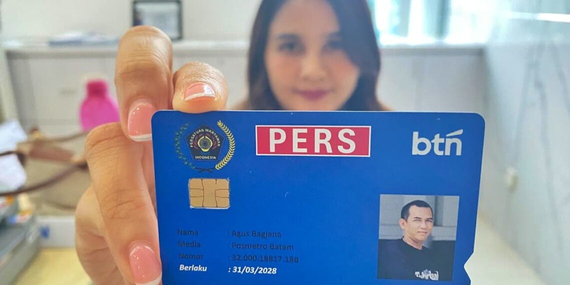 Kartu Anggota PWI Kota Batam Sudah Bisa Transaksi di ATM BTN