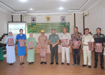 Kodim 0315/Tanjungpinang Gelar Komunikasi Sosial Bersama Keluarga Besar TNI, Teguhkan Komitmen Menjaga Keutuhan NKRI