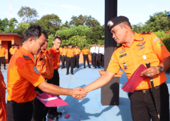 Kantor Pencarian dan Pertolongan Natuna Rayakan Hari Lahir Pancasila dan Terima SK P3K