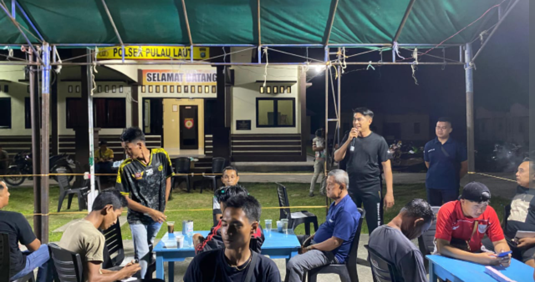 Polsek Pulau Laut Adakan Lomba Gaplek untuk Merayakan HUT Bhayangkara ke-79