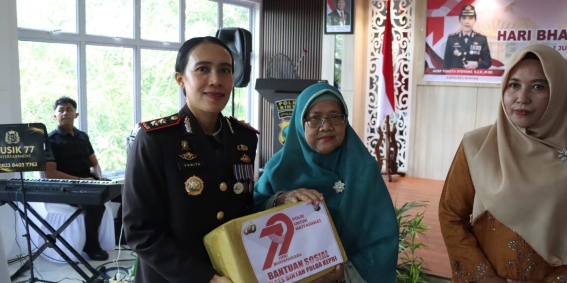 Kapolres Bintan Pimpin Upacara Memperingati Hari Bhayangkara ke-79