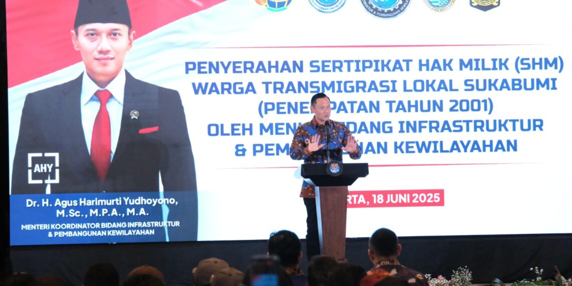 Apresiasi Kementerian ATR/BPN, Menko AHY : Tanpa Kepastian Tanah Tak Akan Ada Pembangunan
