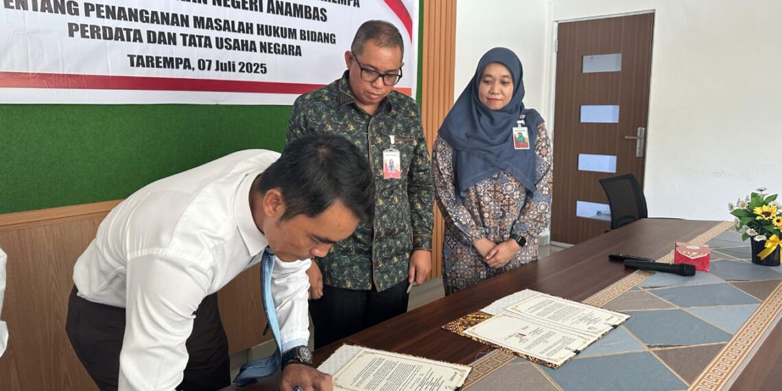 BRK Syariah Cabang Anambas Tarempa Jalin Kerja Sama dengan Kejari Kepulauan Anambas di Bidang DATUN