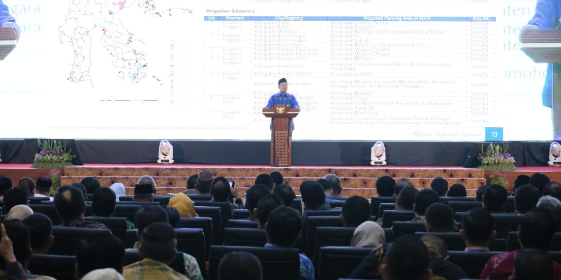 Pada Forum Koordinasi Pembangunan Wilayah Berbasis Penataan Ruang, Menteri Nusron Ajak Kepala Daerah Se-Sulawesi untuk Revisi RTRW dan RDTR