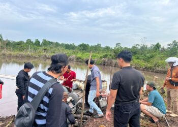Penindakan Tambang Pasir Ilegal di Toapaya, Polres Bintan Amankan Dua Orang dan Sejumlah Barang Bukti