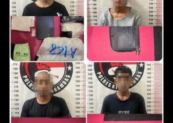 Satresnarkoba Polres Anambas Tangkap Empat Pelaku Penyalahgunaan Narkoba