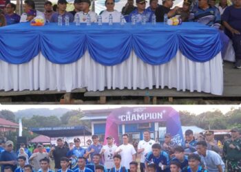 Ketua KONI Anambas Hadiri Penutupan Turnamen Sepak Bola HUT Desa Payalaman dan Karang Taruna