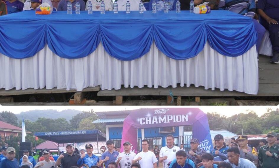 Ketua KONI Anambas Hadiri Penutupan Turnamen Sepak Bola HUT Desa Payalaman dan Karang Taruna