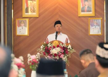 Saksikan Penandatanganan MoU di Lampung, Menteri Nusron Ajak Tokoh Agama Kawal Sertipikasi Tanah Wakaf