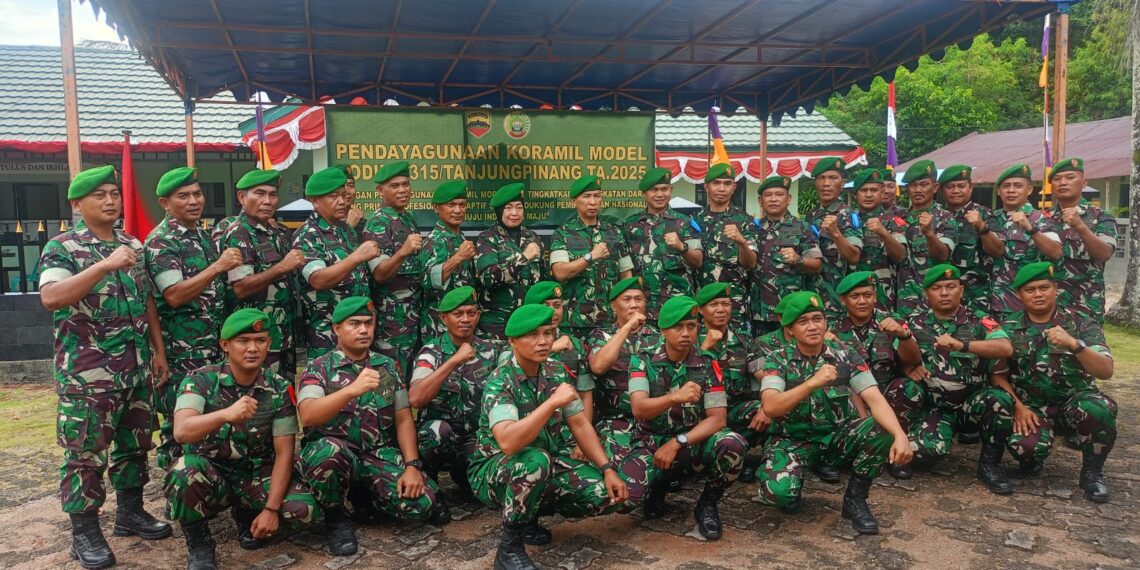 Kodim 0315/Tanjungpinang Gelar Pendayagunaan Koramil Model untuk Meningkatkan Kapasitas Babinsa