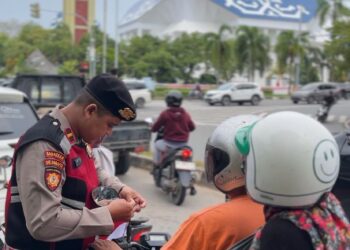 Jelang HUT RI ke-80, Ditsamapta Polda Kepri Tebar Semangat Merah Putih di Batam