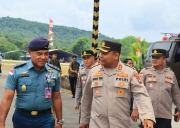 Silaturahmi Strategis, Kapolres dan Lanudal Palmatak Sepakati Pengamanan Perbatasan