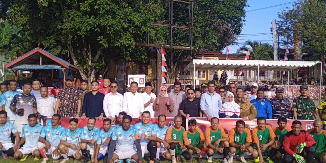 KONI Anambas Hadiri Pembukaan Turnamen Sepak Bola HUT RI ke-80 di Jemaja