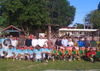 KONI Anambas Hadiri Pembukaan Turnamen Sepak Bola HUT RI ke-80 di Jemaja
