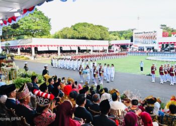 Menteri Nusron dan Wamen Ossy Ikuti Seluruh Rangkaian Upacara Peringatan Hari Kemerdekaan ke-80 Republik Indonesia