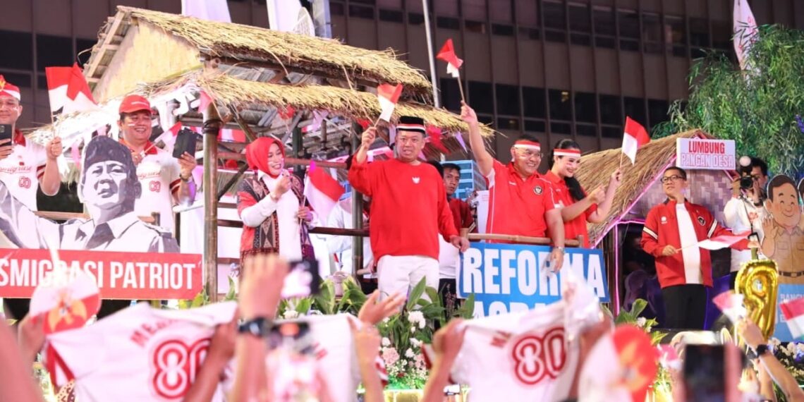 Lewat Karnaval Kemerdekaan HUT ke-80 RI, Menteri ATR/Kepala BPN Sampaikan Makna Kemerdekaan