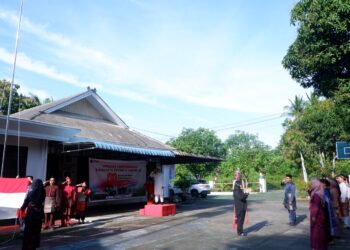 Kantor Pertanahan Kabupaten Natuna melaksanakan upacara peringatan Hari Ulang Tahun ke-80 Republik Indonesia