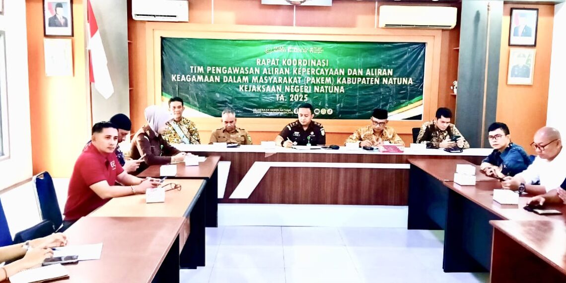 Rapat Koordinasi Pengawasan Aliran Kepercayaan dan Aliran Keagamaan dalam Masyarakat (Pakem) ke-2 tahun 2025