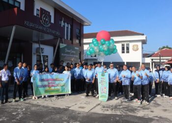 Semarak POR Kejari Natuna Peringati 80 Tahun Kejaksaan RI