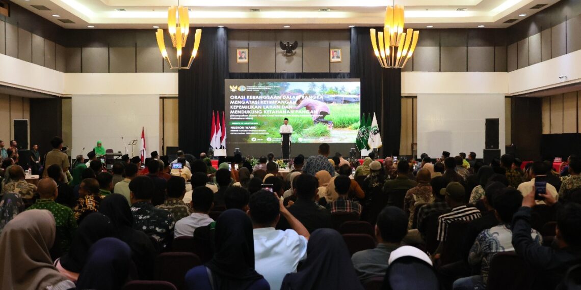 Sampaikan Orasi Kebangsaan di Rakor Regional KAHMI, Menteri Nusron: Penting untuk Mengambil Keputusan secara Adil