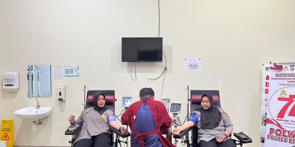 Polwan Polres Bintan Gelar Aksi Kepedulian dalam Rangka Hut Polwan ke-77