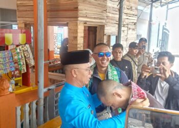 Sosok Satria Petarung Boxing, Anak Melayu pulang kampung halaman, Disambut oleh Bupati Anambas Aneng