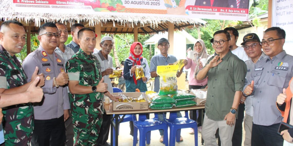Dandim 0315/Tanjungpinang Hadiri Gerakan Pangan Murah di Gerai Pangan Hang Lekir