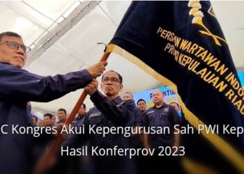 SC Kongres Persatuan Akui Hak Ketua PWI Kepri, Andi Gino