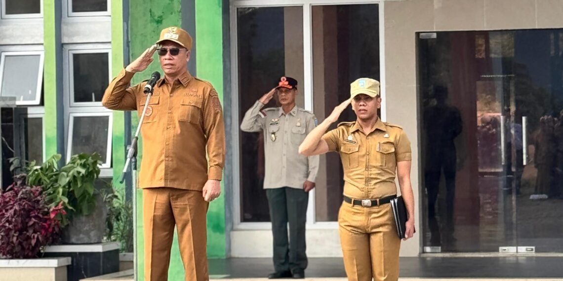 Apel Pagi : Bupati Aneng Ingatkan ASN Jaga Kondusifitas dan Siap Hadapi Cuaca Ekstrem