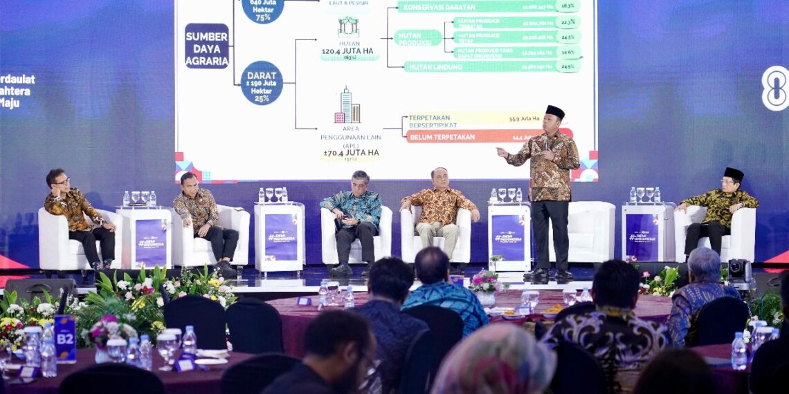 Jadi Pembicara : Demi Indonesia, Menteri Nusron : Siap Menahan Laju Alih Fungsi Lahan