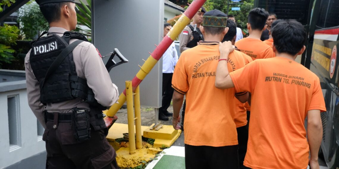 Demi Pemerataan dan Keamanan, Rutan Tanjungpinang Geser Puluhan Warga Binaan ke Dua Lapas