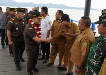 Kajati Kepri Kunker ke Cabjari Moro dan Sosialisasi tentang Pendampingan Pengelolaan Dana Desa.