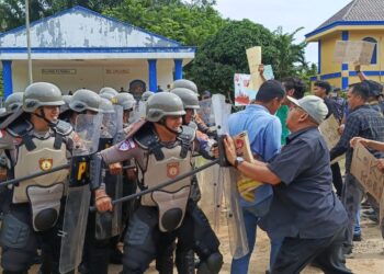 Polres Anambas Gelar Simulasi Pengamanan Objek Vital Nasional di PT. Matak Base