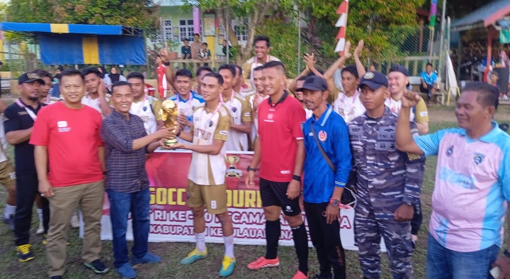 KONI Anambas Hadiri Penutupan Turnamen Sepak Bola HUT RI ke-80 di Jemaja