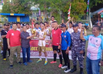 KONI Anambas Hadiri Penutupan Turnamen Sepak Bola HUT RI ke-80 di Jemaja