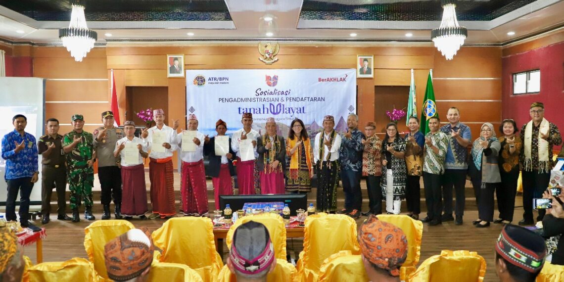 Pendaftaran Tanah Ulayat Wujudkan Arahan Presiden Prabowo dalam Pengelolaan Tanah dan Ruang yang Berkeadilan dan Berkelanjutan