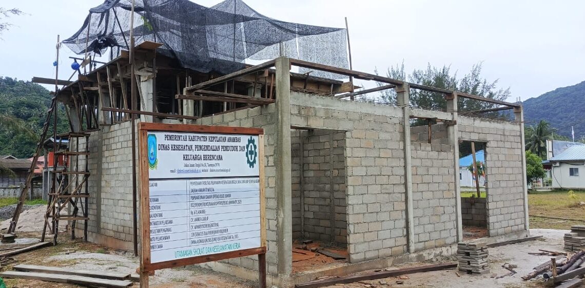 Pengawasan Lemah, Dinkes Anambas Tegur Konsultan Proyek