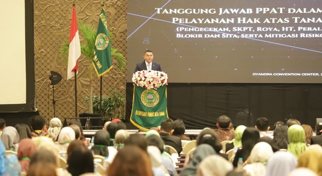 Kolaborasi IPPAT, Wamen Ossy Pastikan Layanan Pertanahan Transparan dan Akuntabel