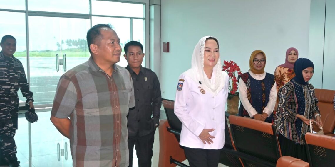 Bupati Natuna Sambut Danlanud RSA, Apresiasi Kenaikan Pangkat